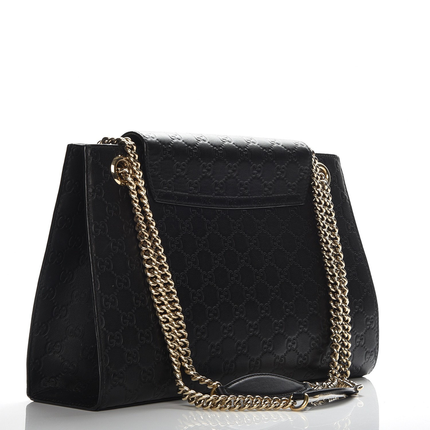 gucci emily guccissima chain shoulder bag