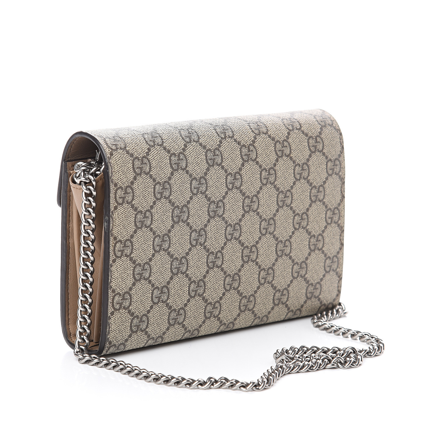 GUCCI GG Supreme Monogram Dionysus Chain Wallet 550690