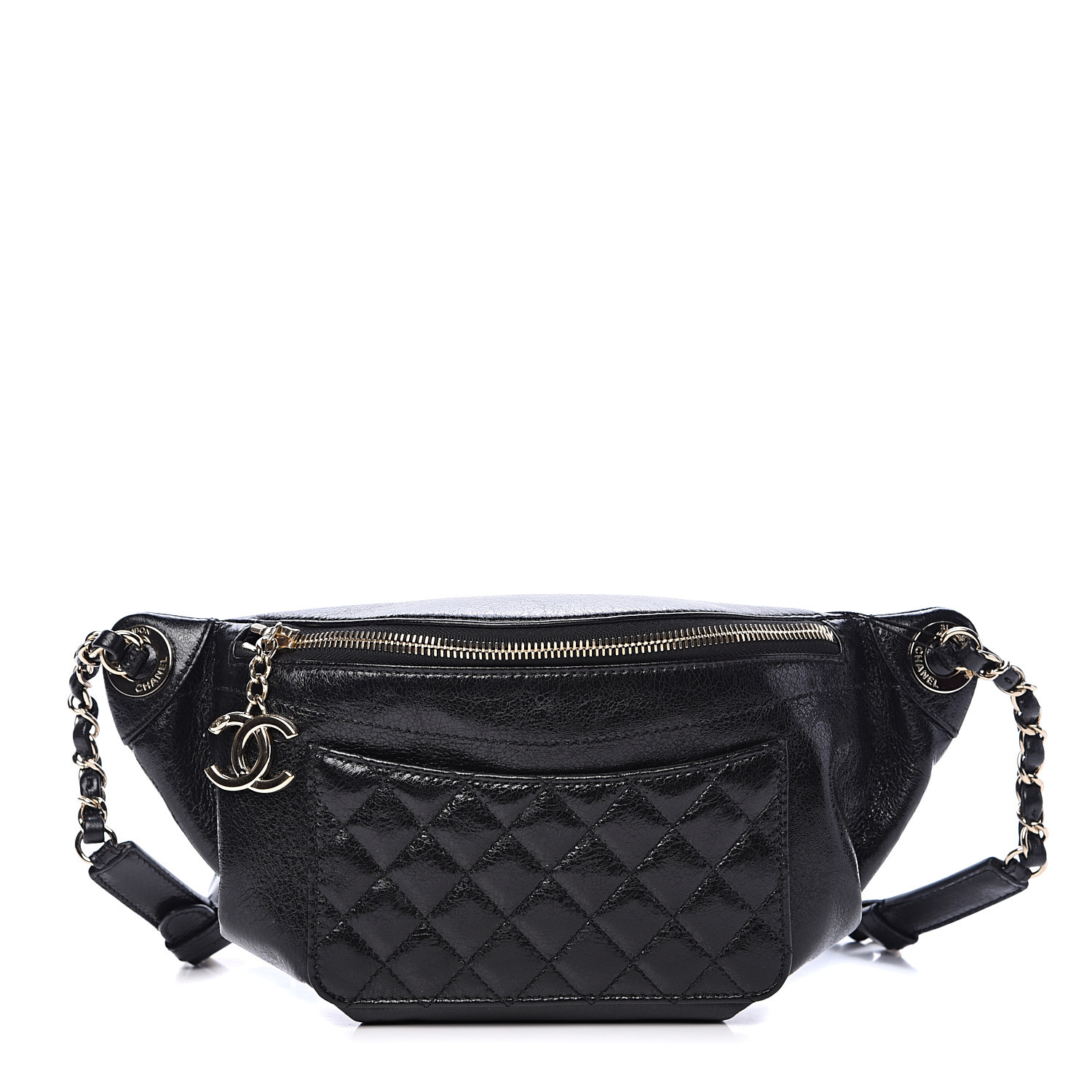 black chanel fanny pack