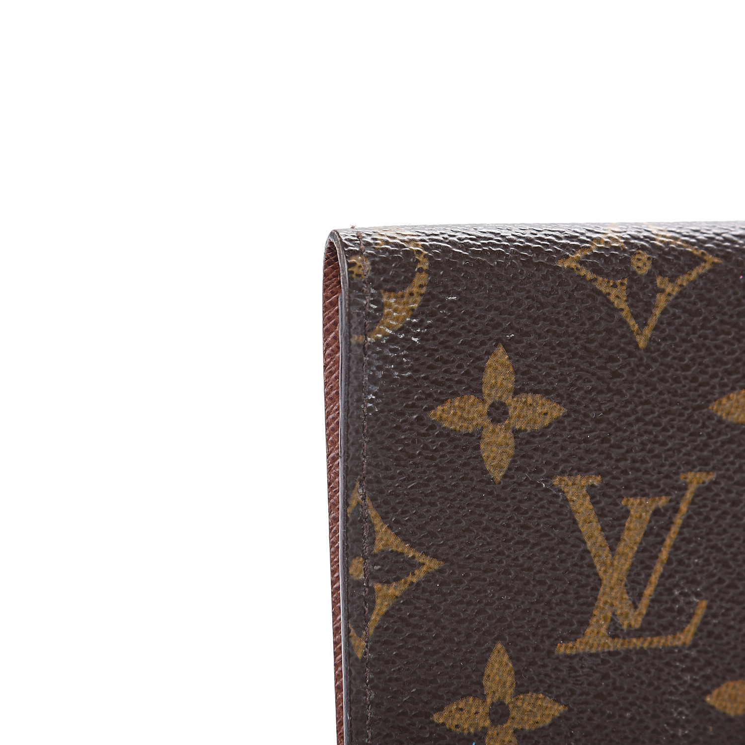 LOUIS VUITTON Monogram Simple Checkbook Holder Wallet Cover 555755