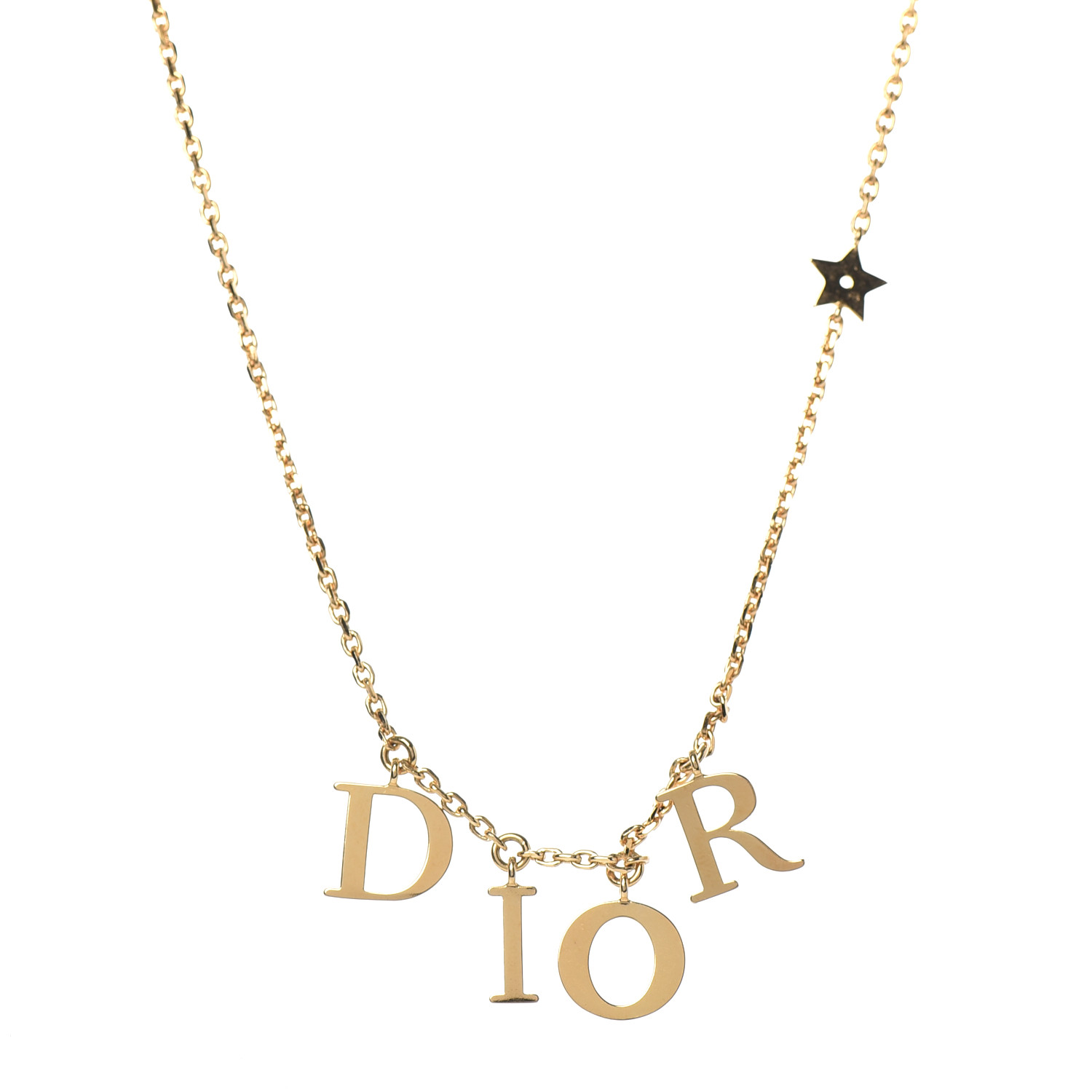 gold chain dior