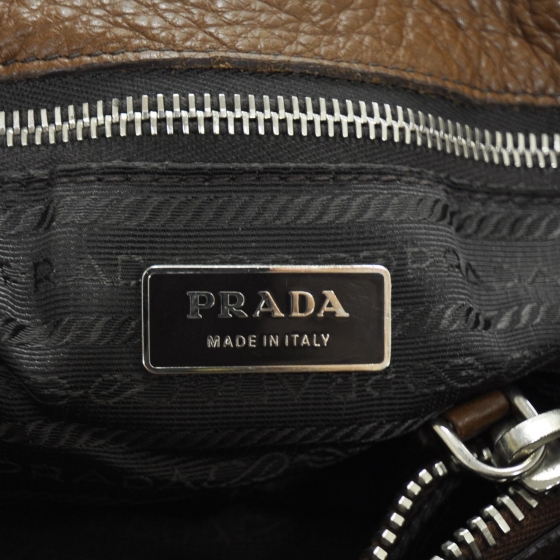 PRADA Vitello Daino Leather Shoulder Bag 30020