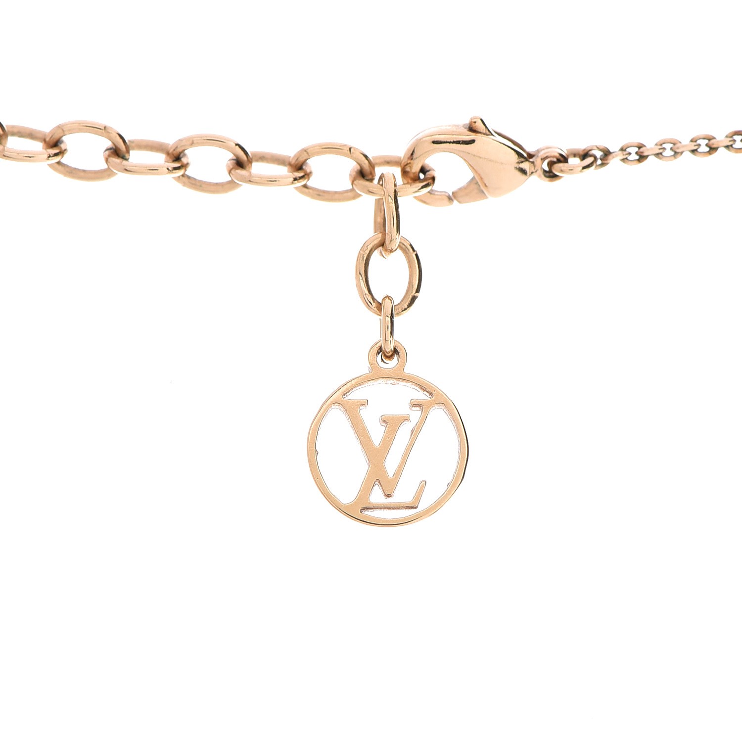 Louis Vuitton Authenticated Alphabet Lv&Me Necklace
