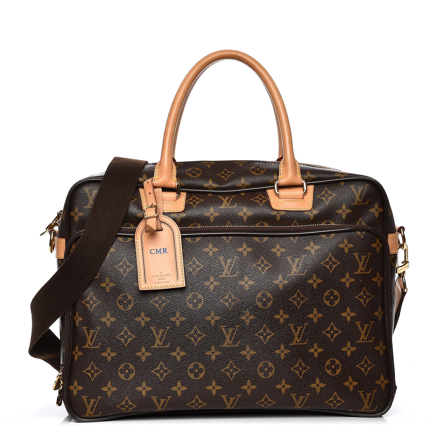 louis vuitton half black half monogram bag