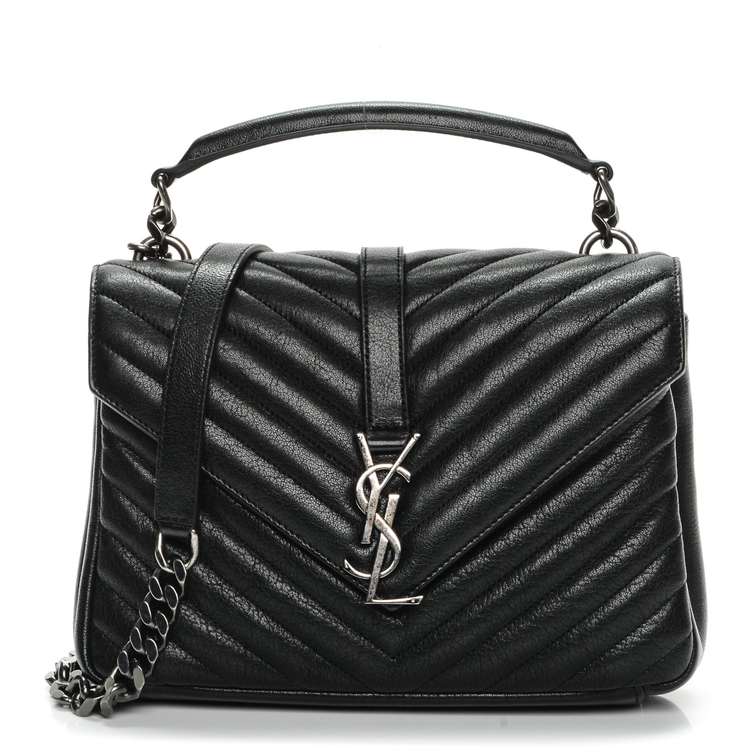 yves saint laurent shearling bag