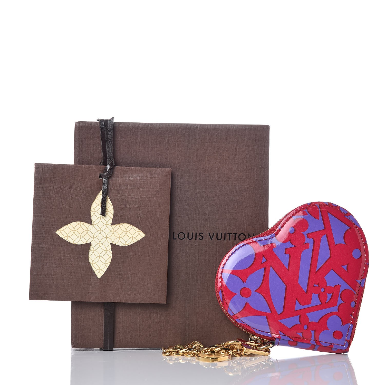 Louis Vuitton Sweet Monogram Heart Hoop Earrings - Gold-Tone Metal