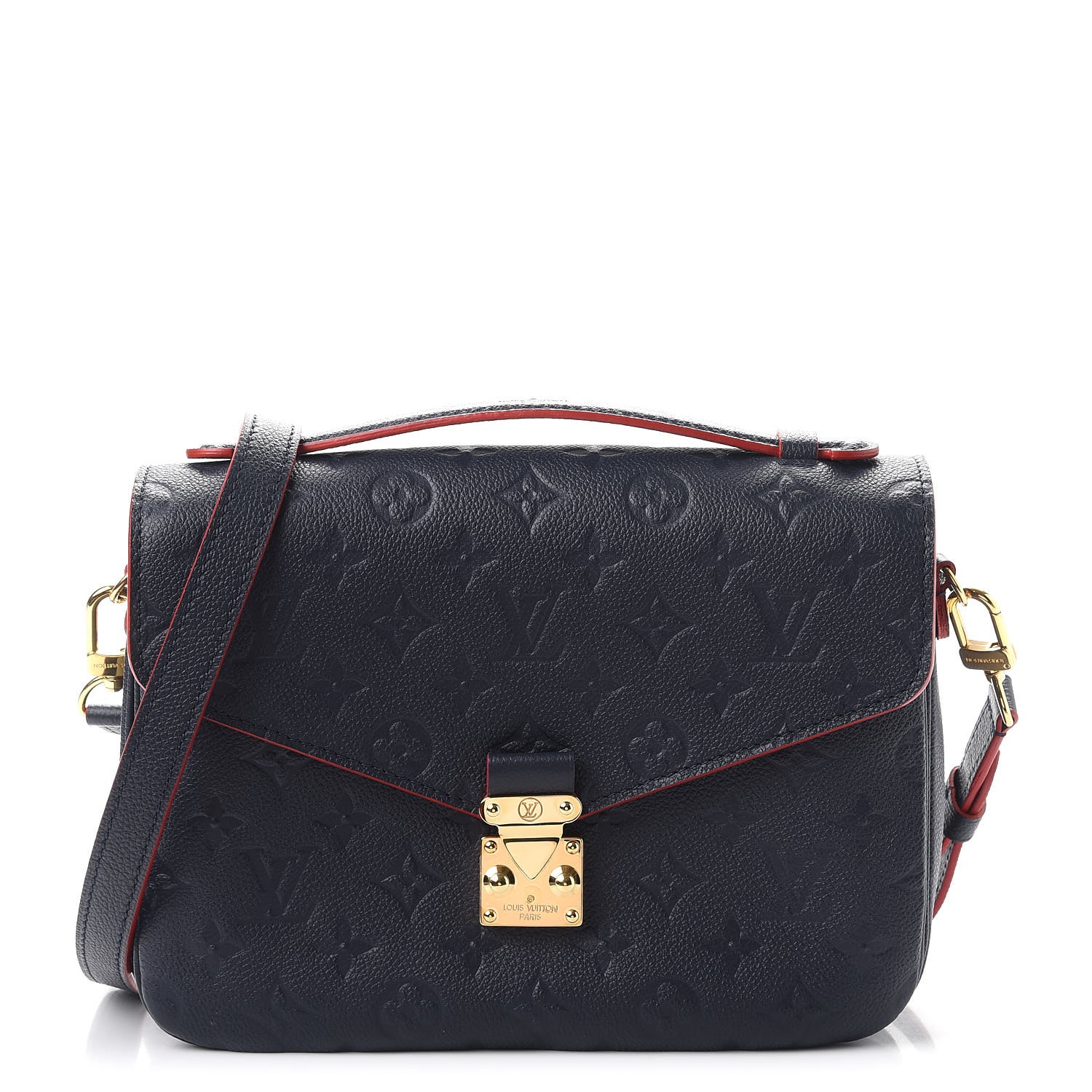 louis vuitton empreinte pochette metis marine rouge