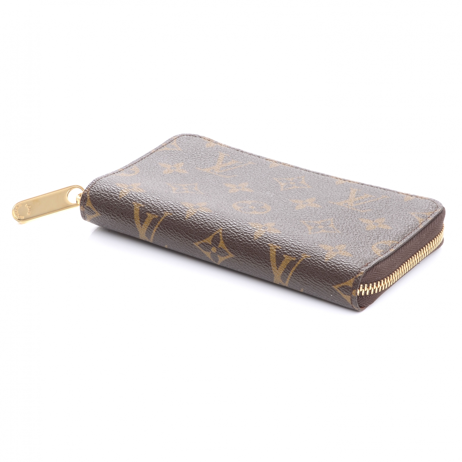 zippy compact wallet monogram