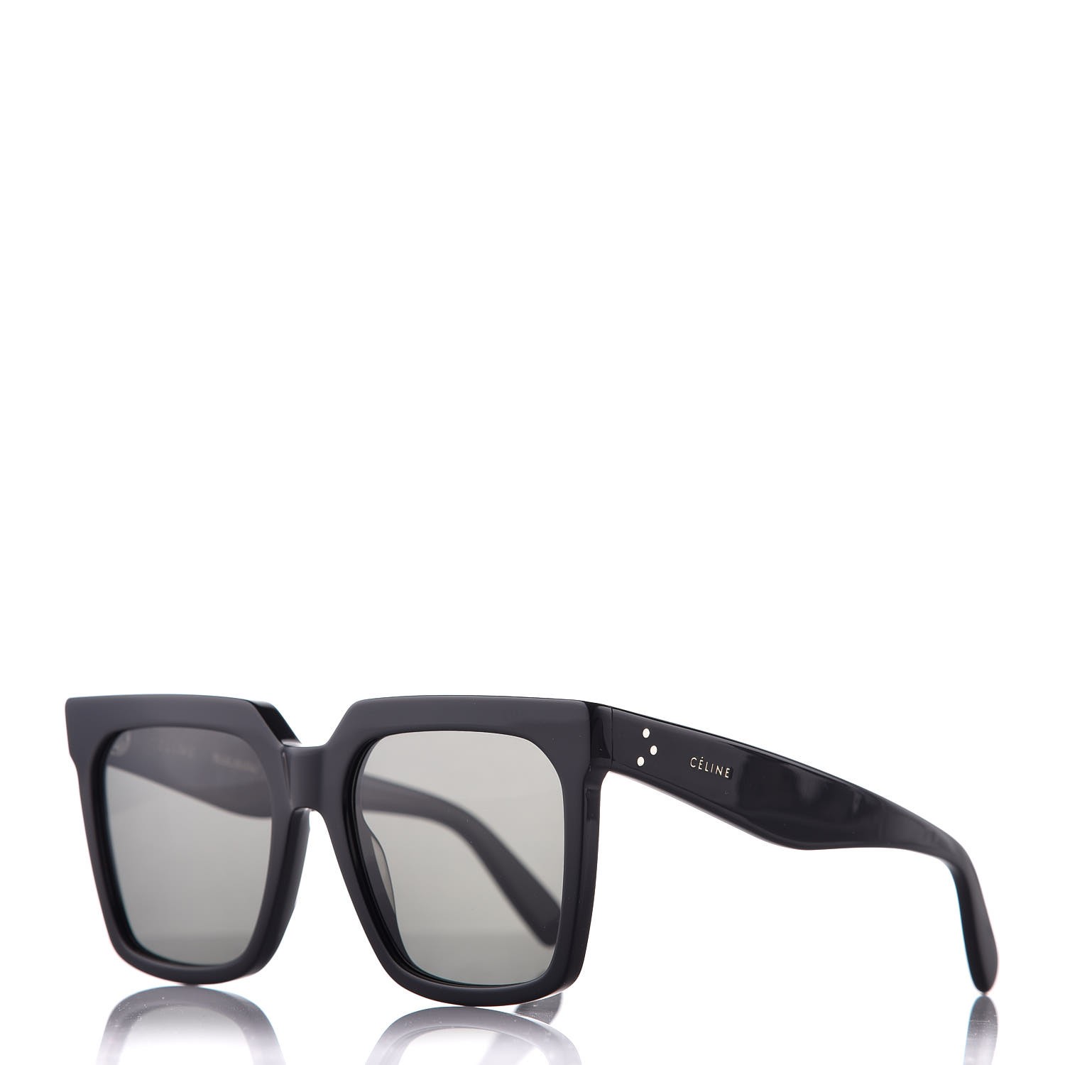 celine black oversized sunglasses