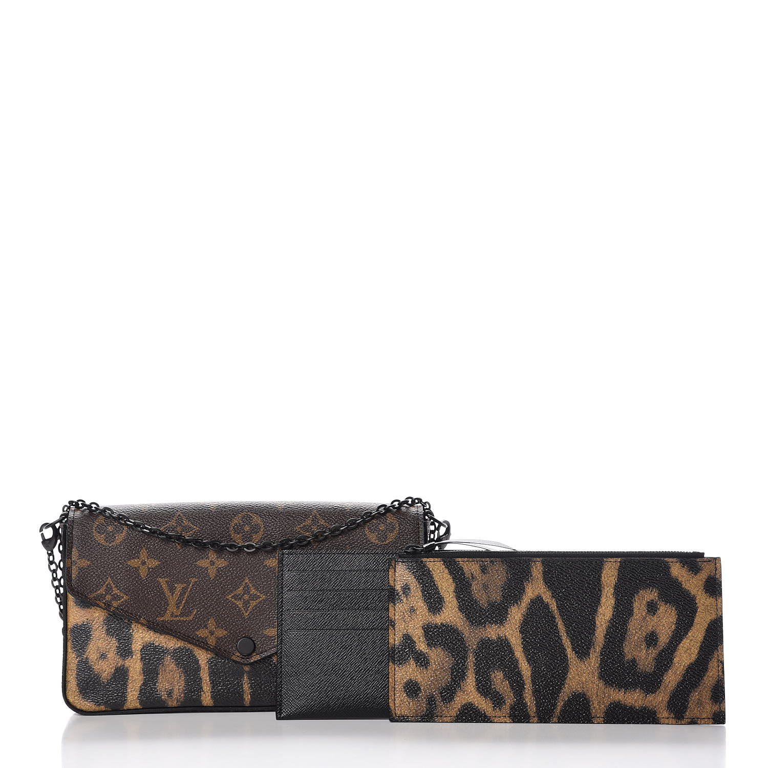 monogram canvas felicie chain wallet bag