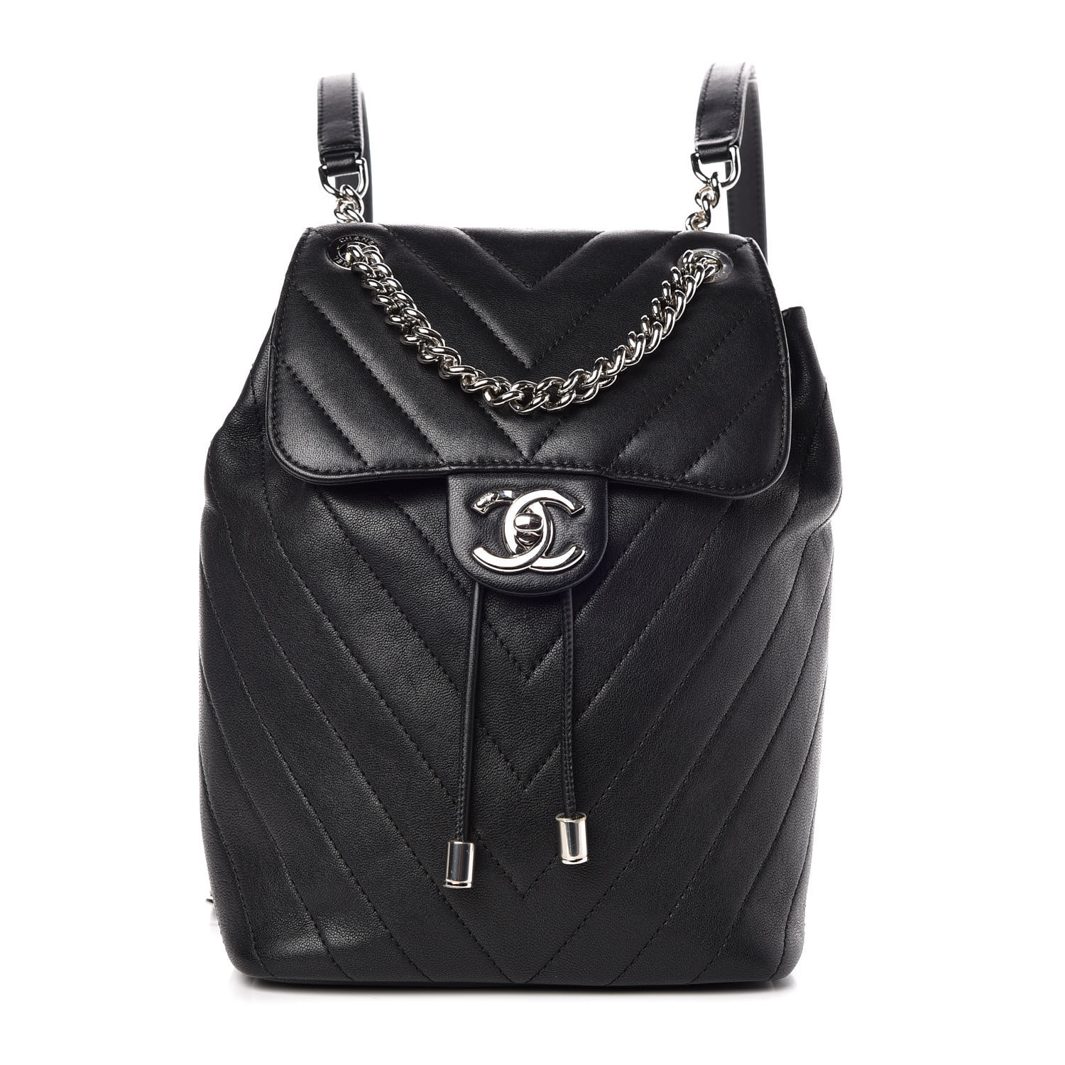 chanel chevron backpack