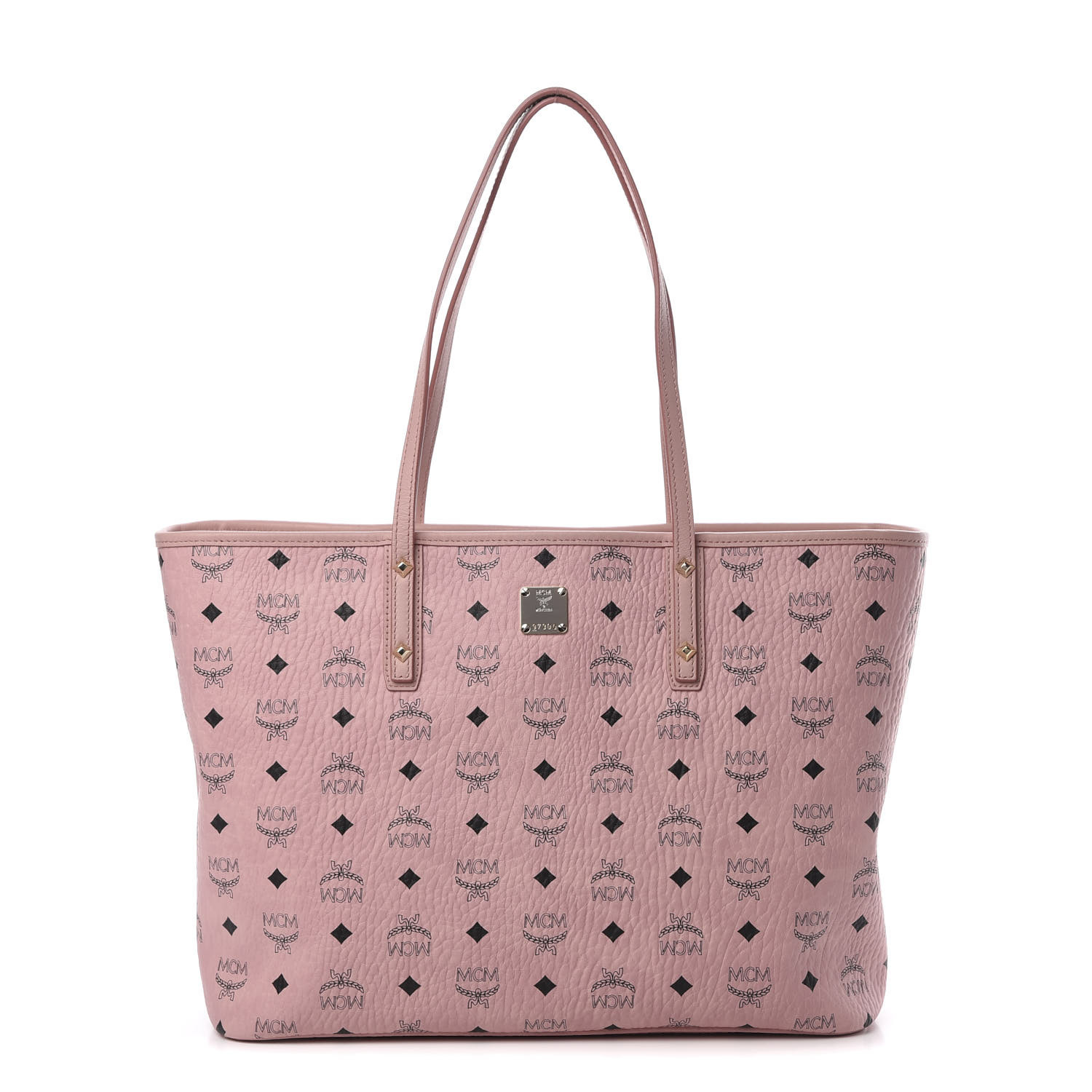 mcm pink anya tote