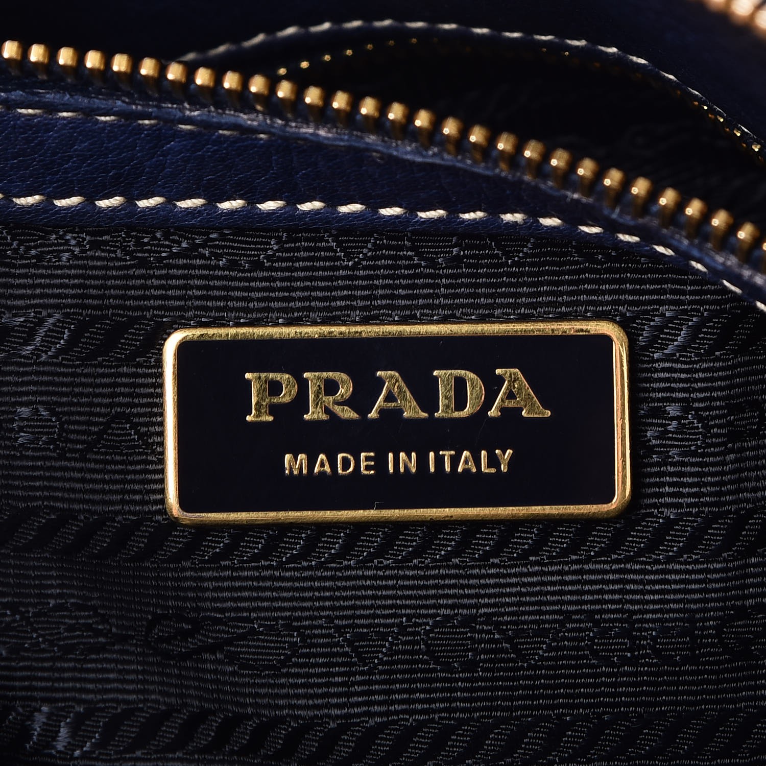 PRADA Tessuto Nylon Nappa Braided Gaufre Shoulder Bag Bleuette 240150 ...