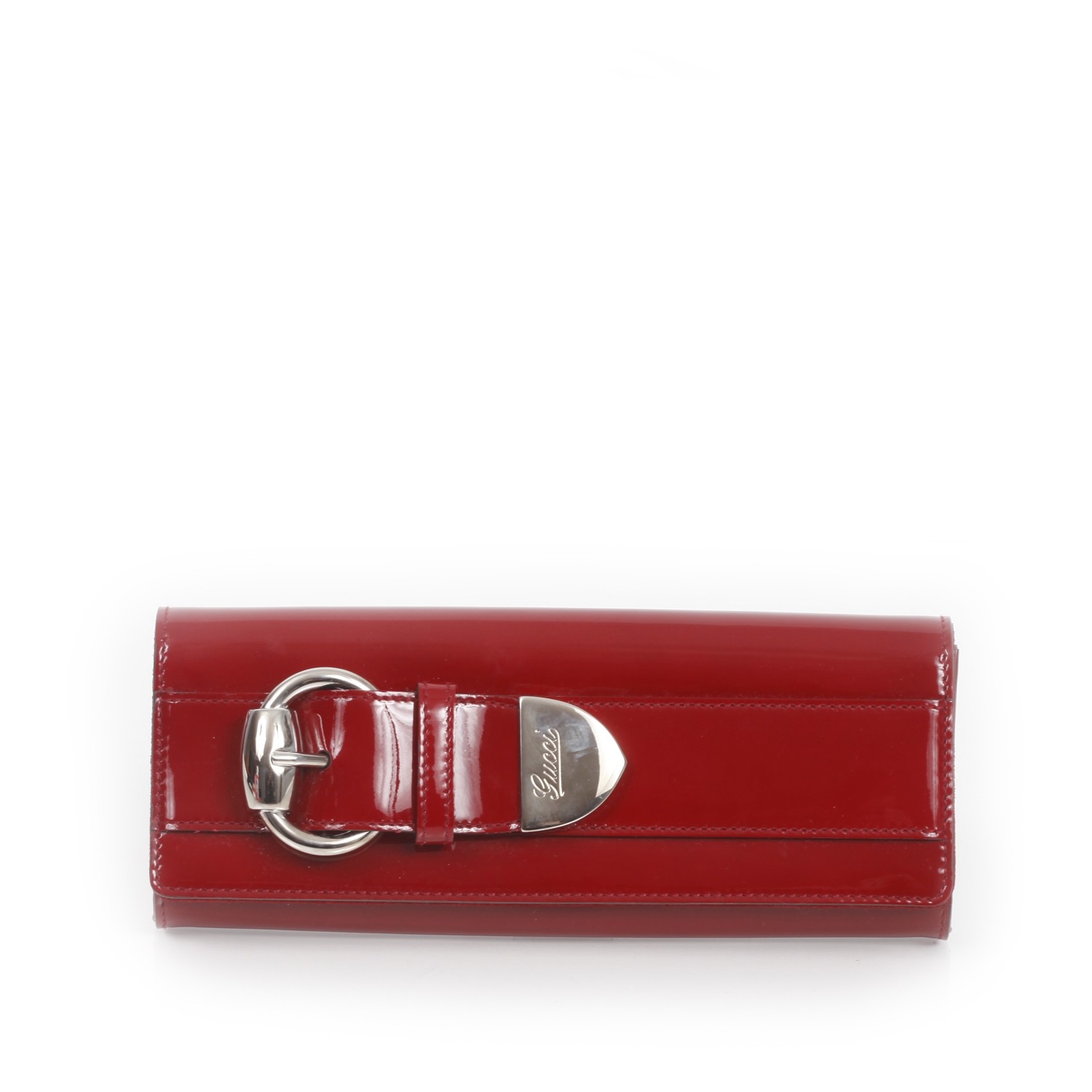 gucci patent leather clutch