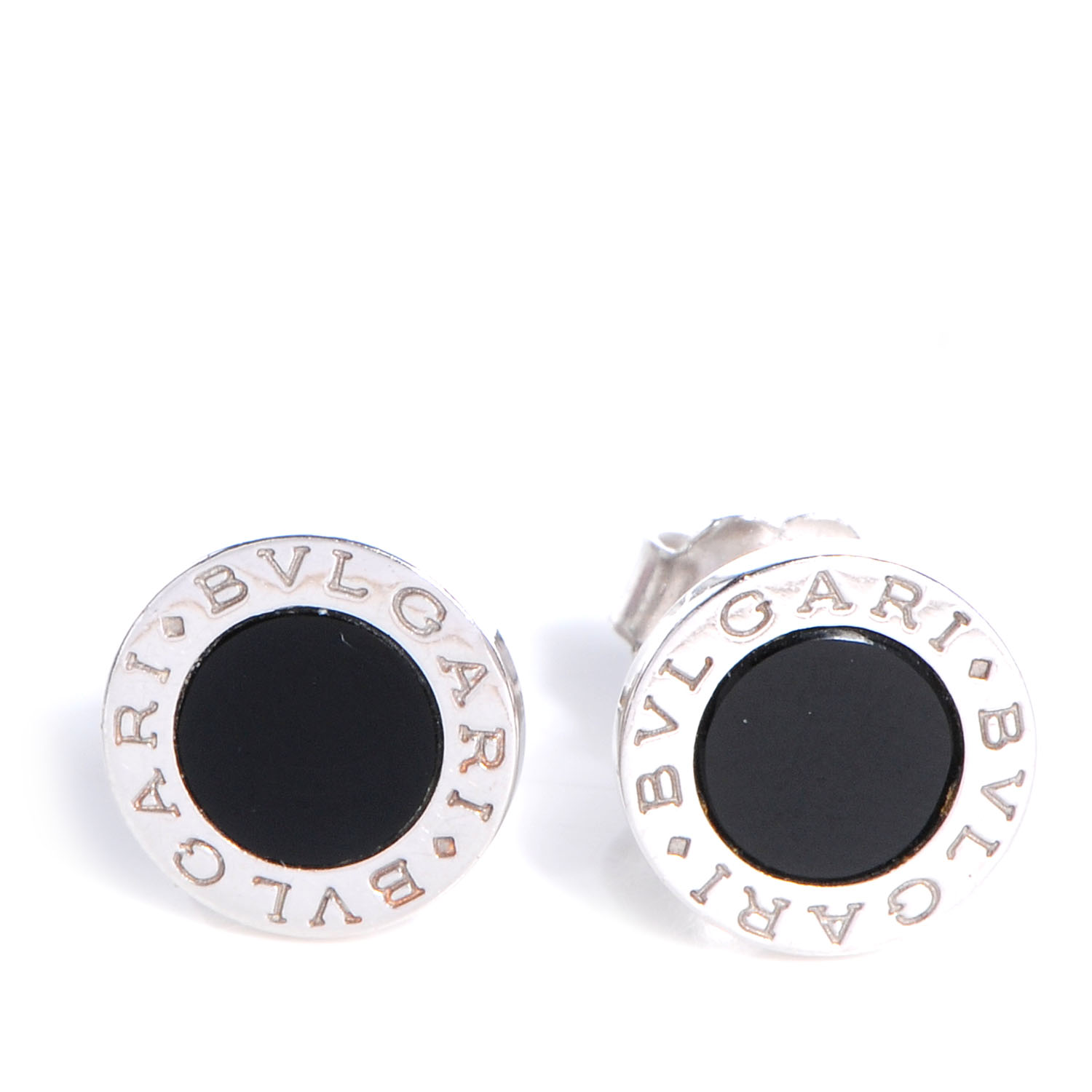 bvlgari black earrings