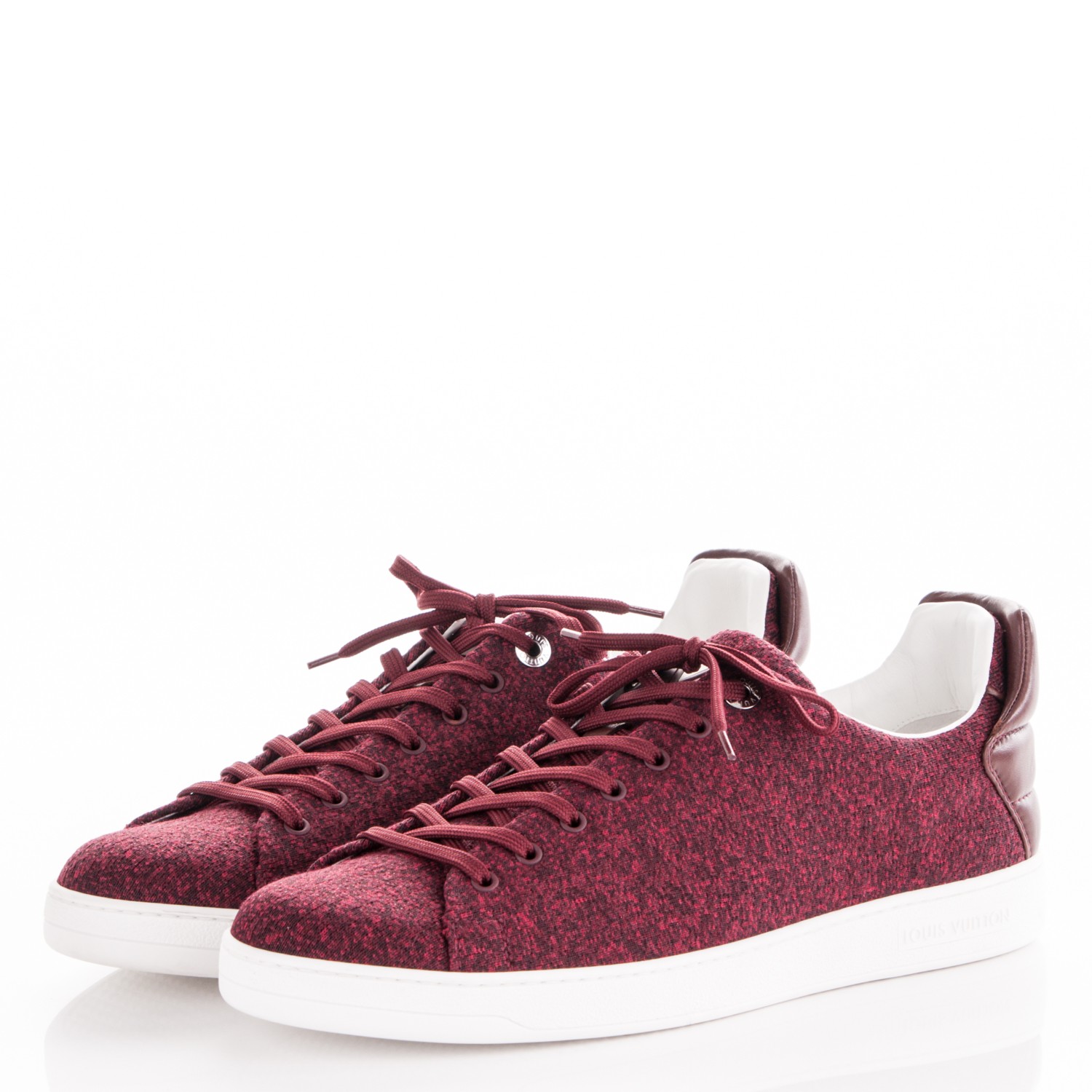 burgundy louis vuitton sneakers