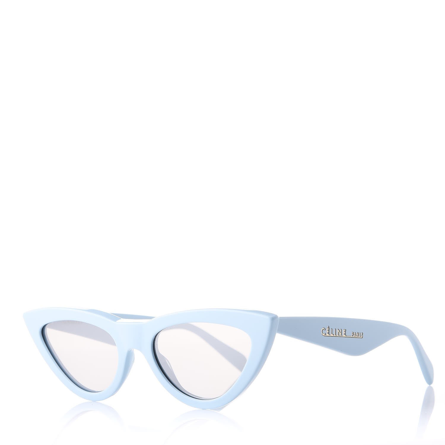celine cat eye sunglasses blue