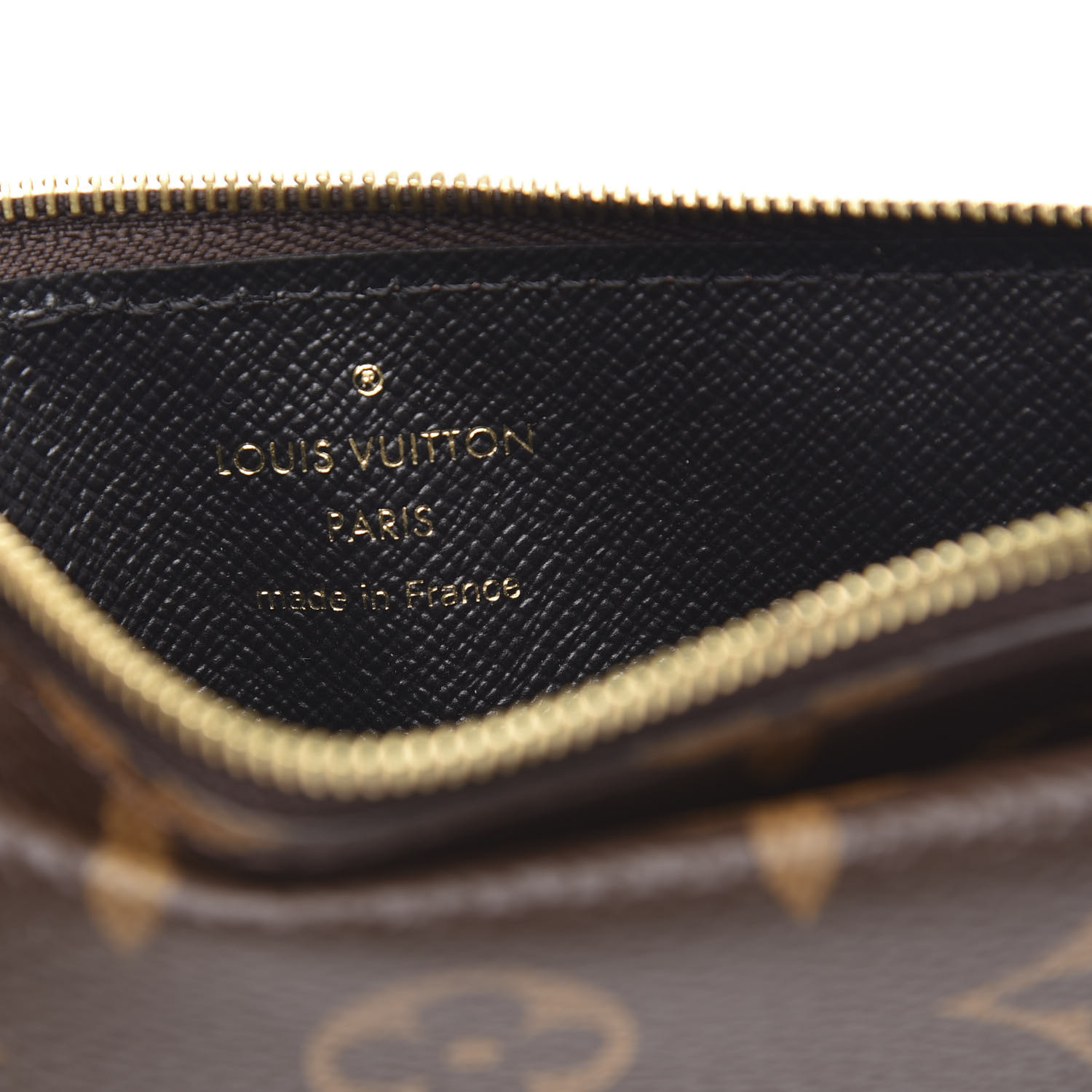 Louis Vuitton Recto Verso Monogram Wallet 13cm Black | semashow.com