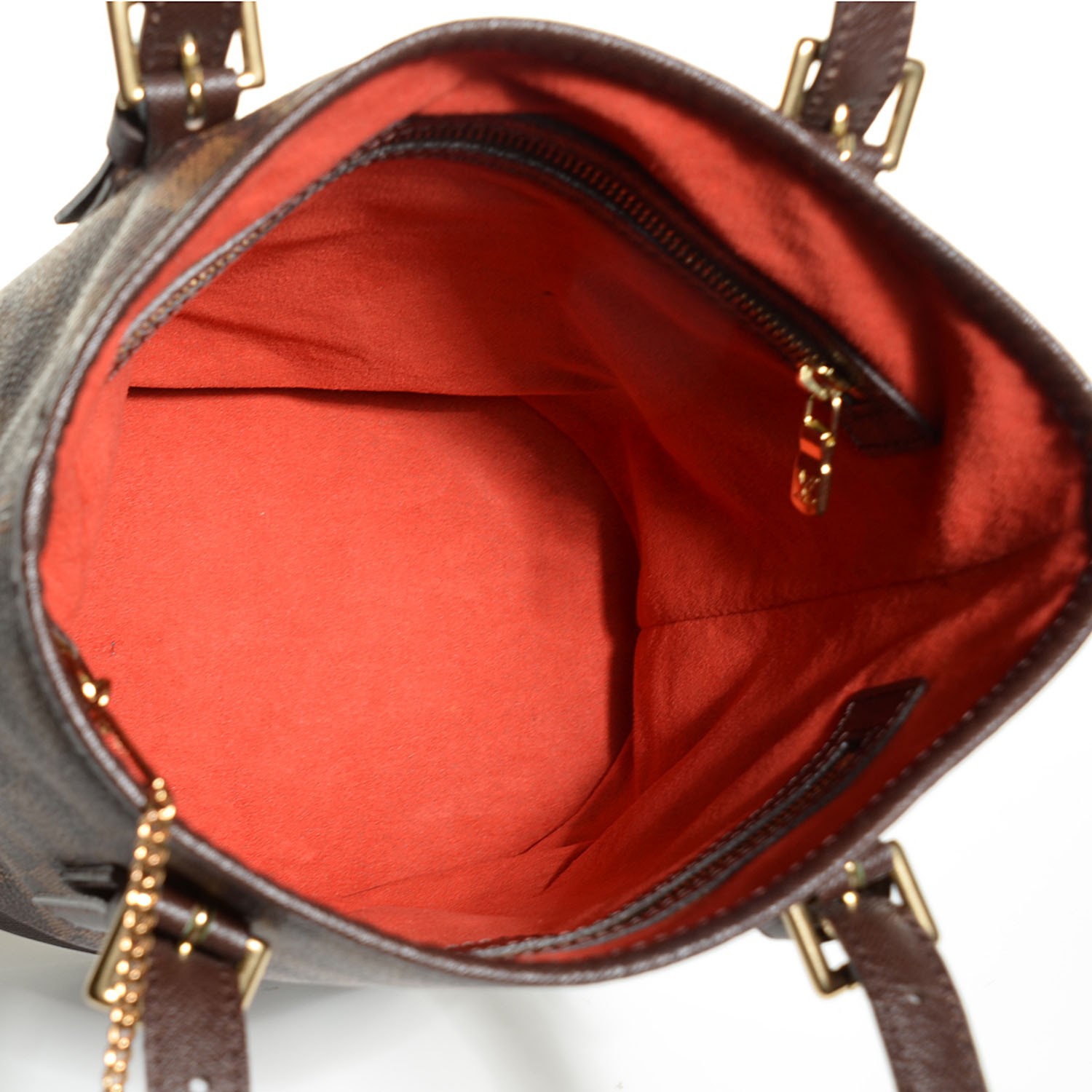 LOUIS VUITTON Shoulder Bag N42240 Male bucket Damier canvas Brown Wome –