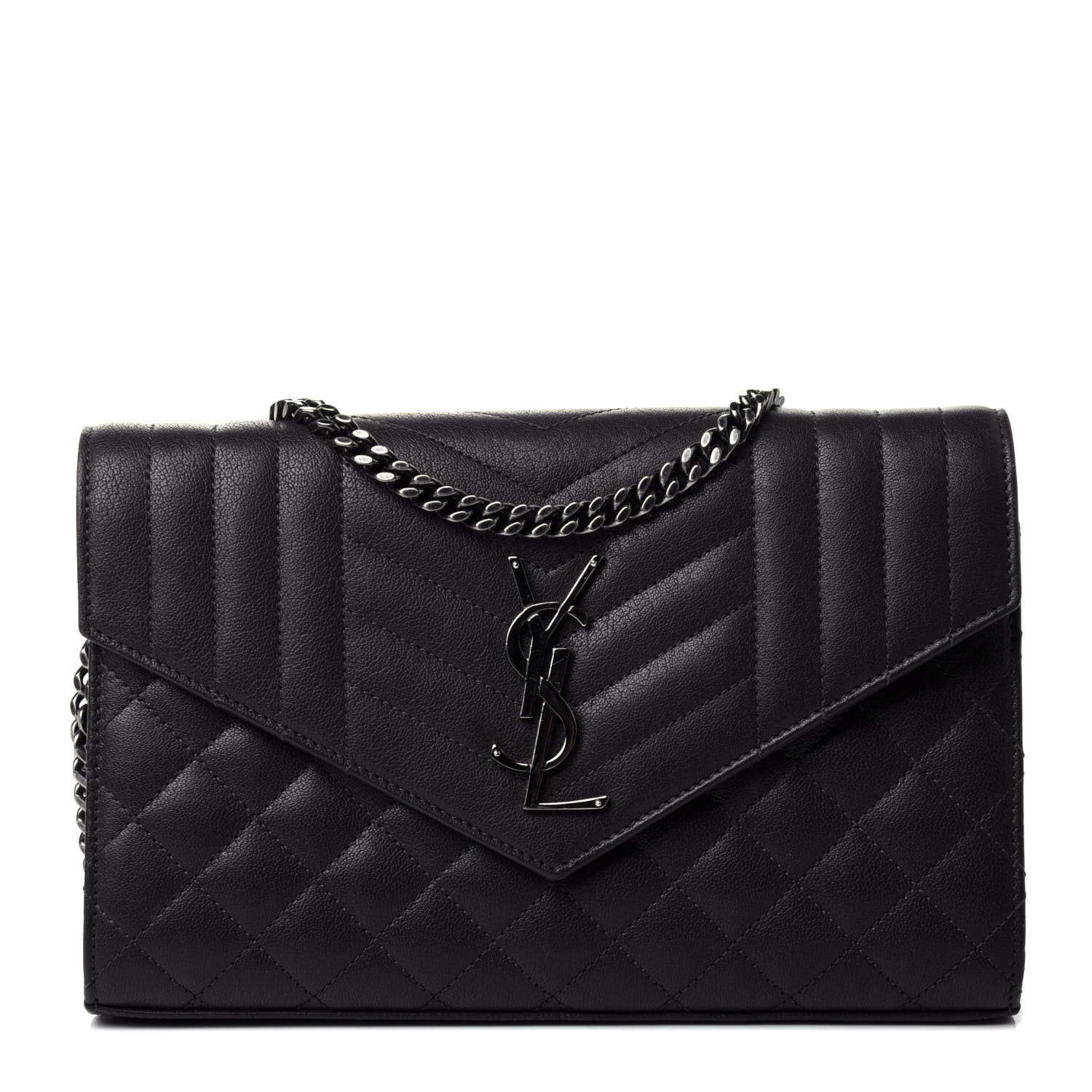 Ysl tri outlet quilt envelope bag