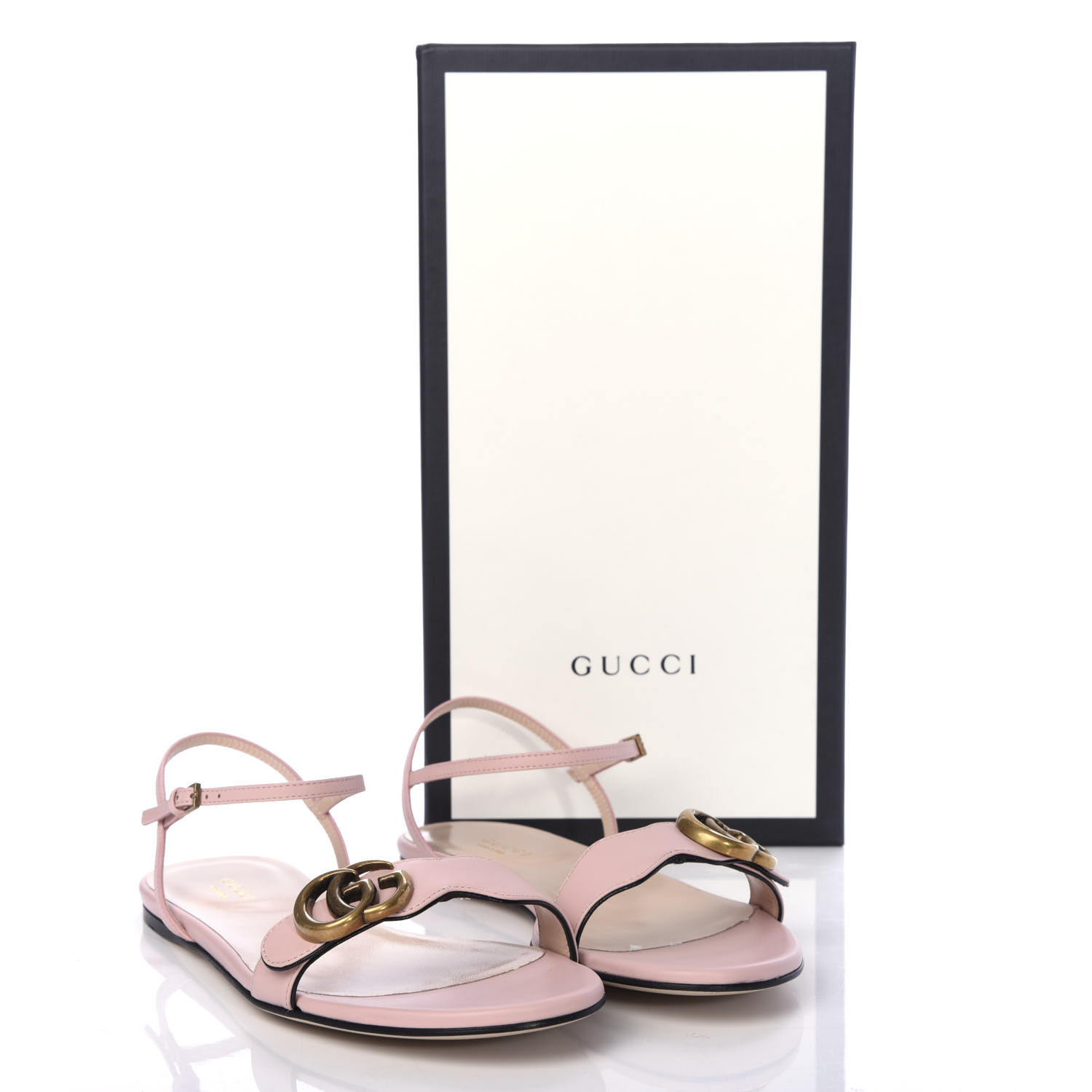 gucci pink marmont sandals