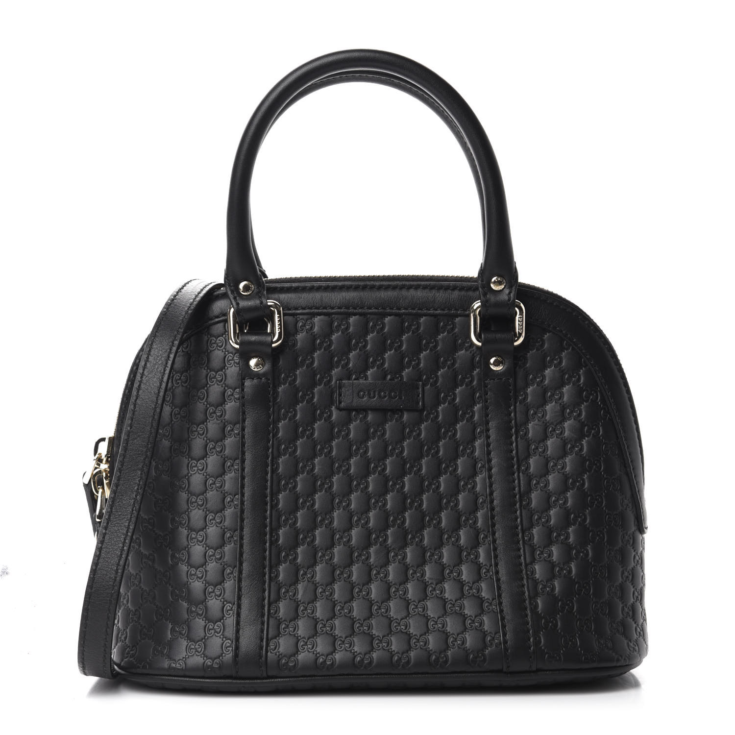 gucci microguccissima mini dome bag black