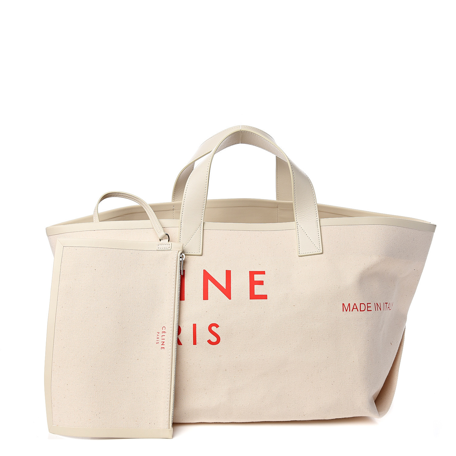 celine textile tote