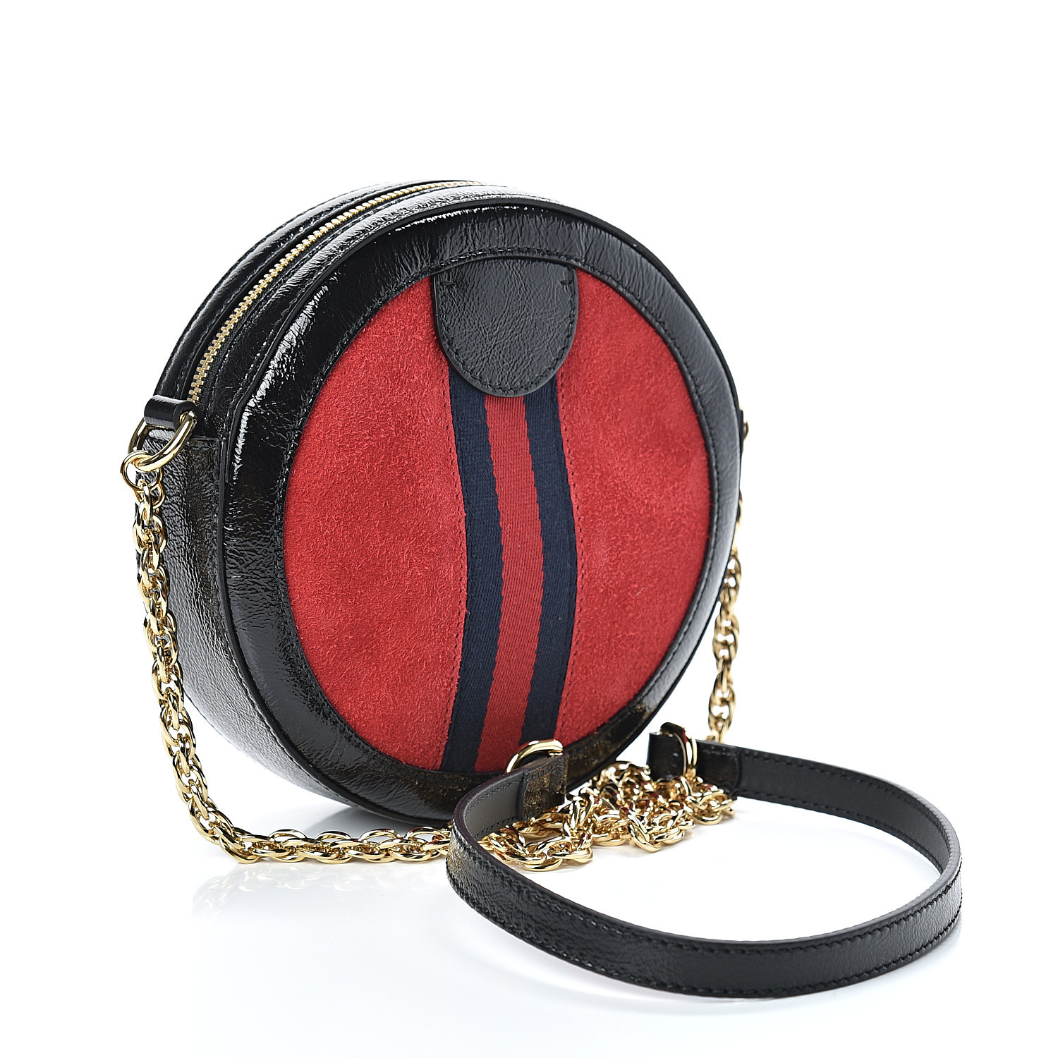 ophidia round shoulder bag