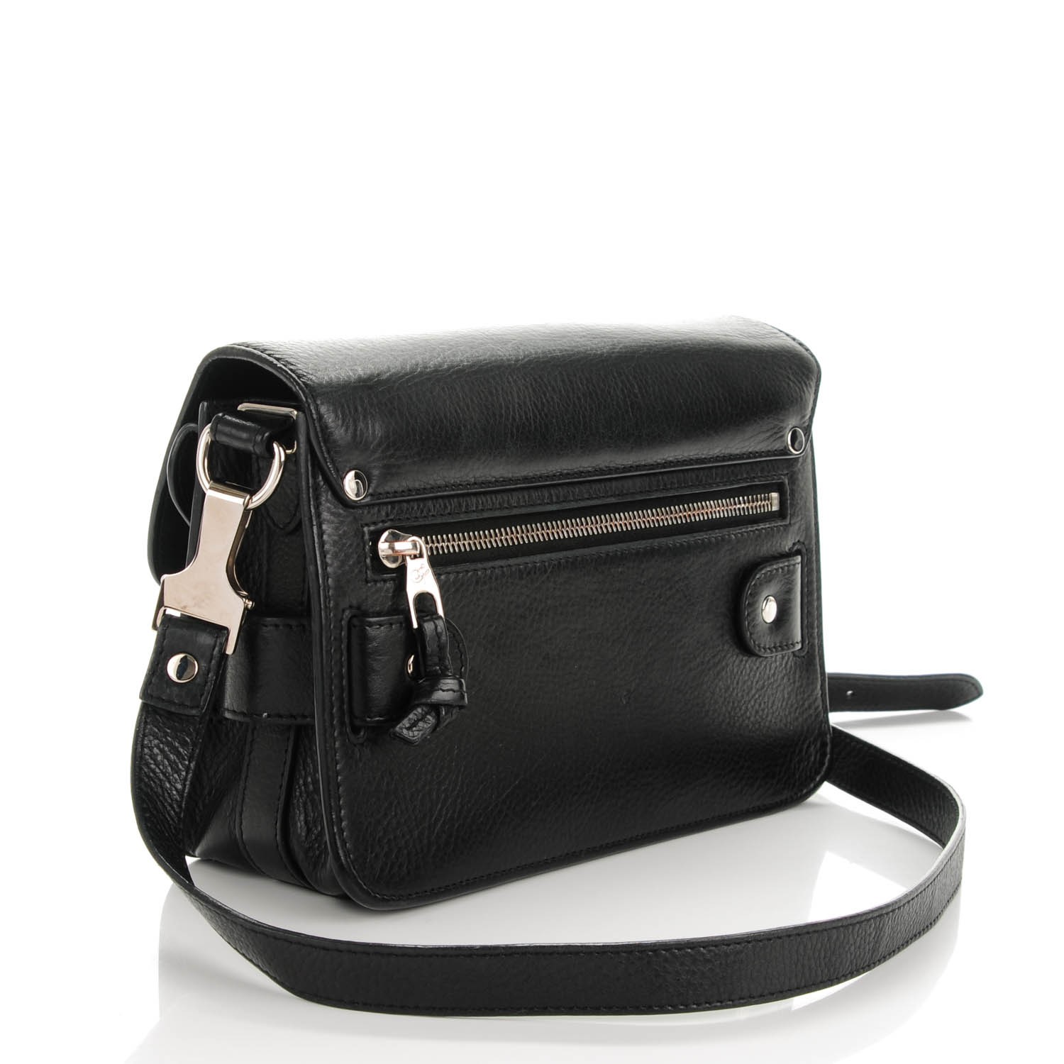 PROENZA SCHOULER Textured Calfskin Mini PS11 Classic Shoulder Bag Black ...