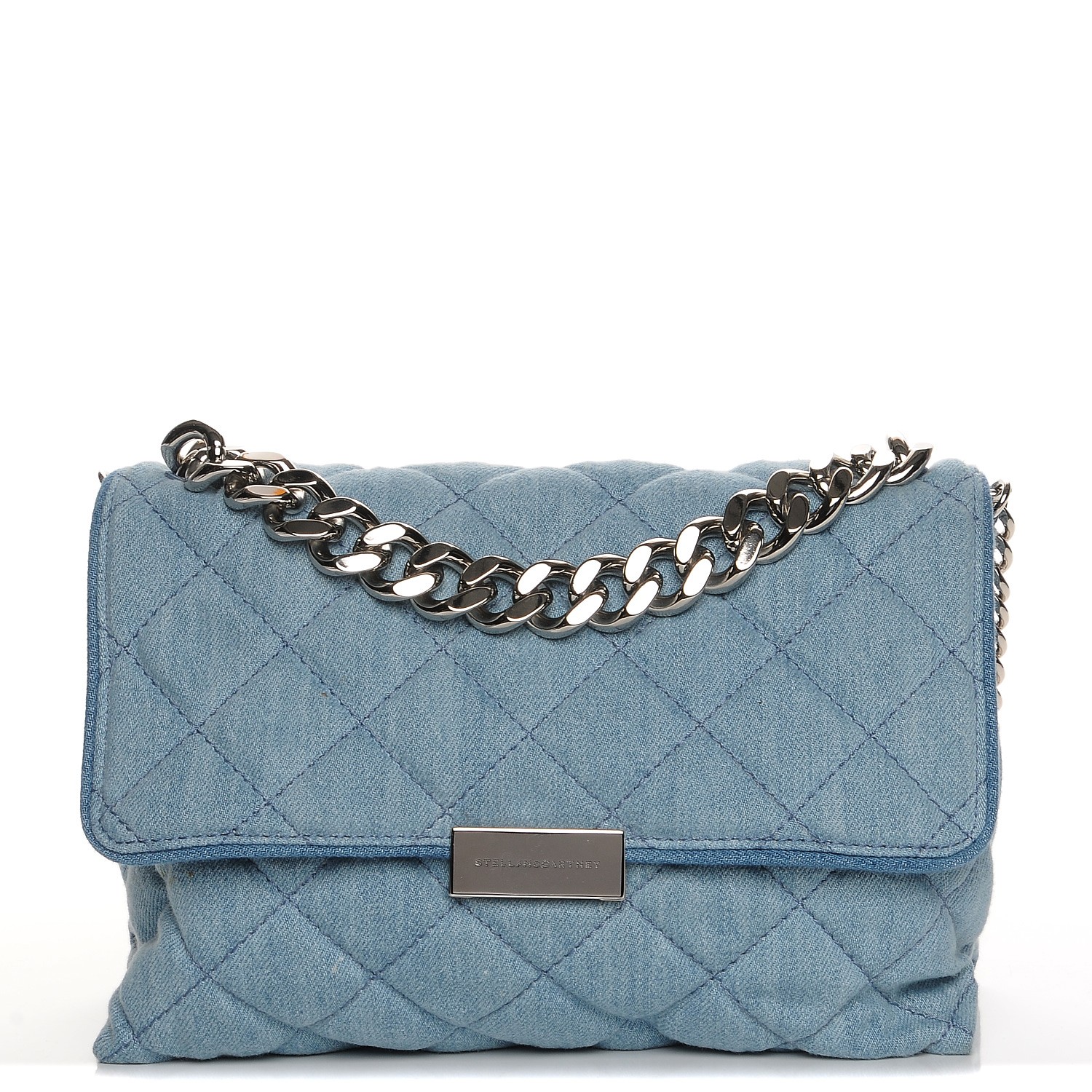 denim quilted bag