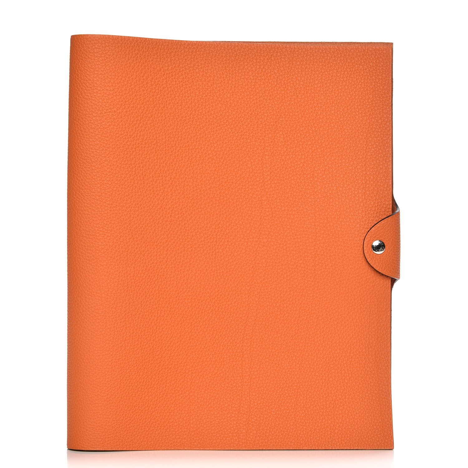 HERMES Togo Ulysse GM Notebook Cover Orange 213853