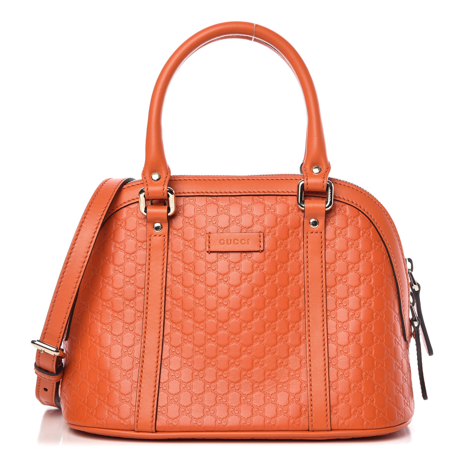 GUCCI Microguccissima Mini Dome Bag Orange 387598