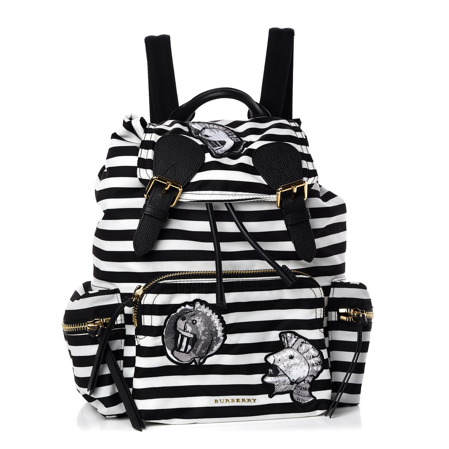 striped rucksack