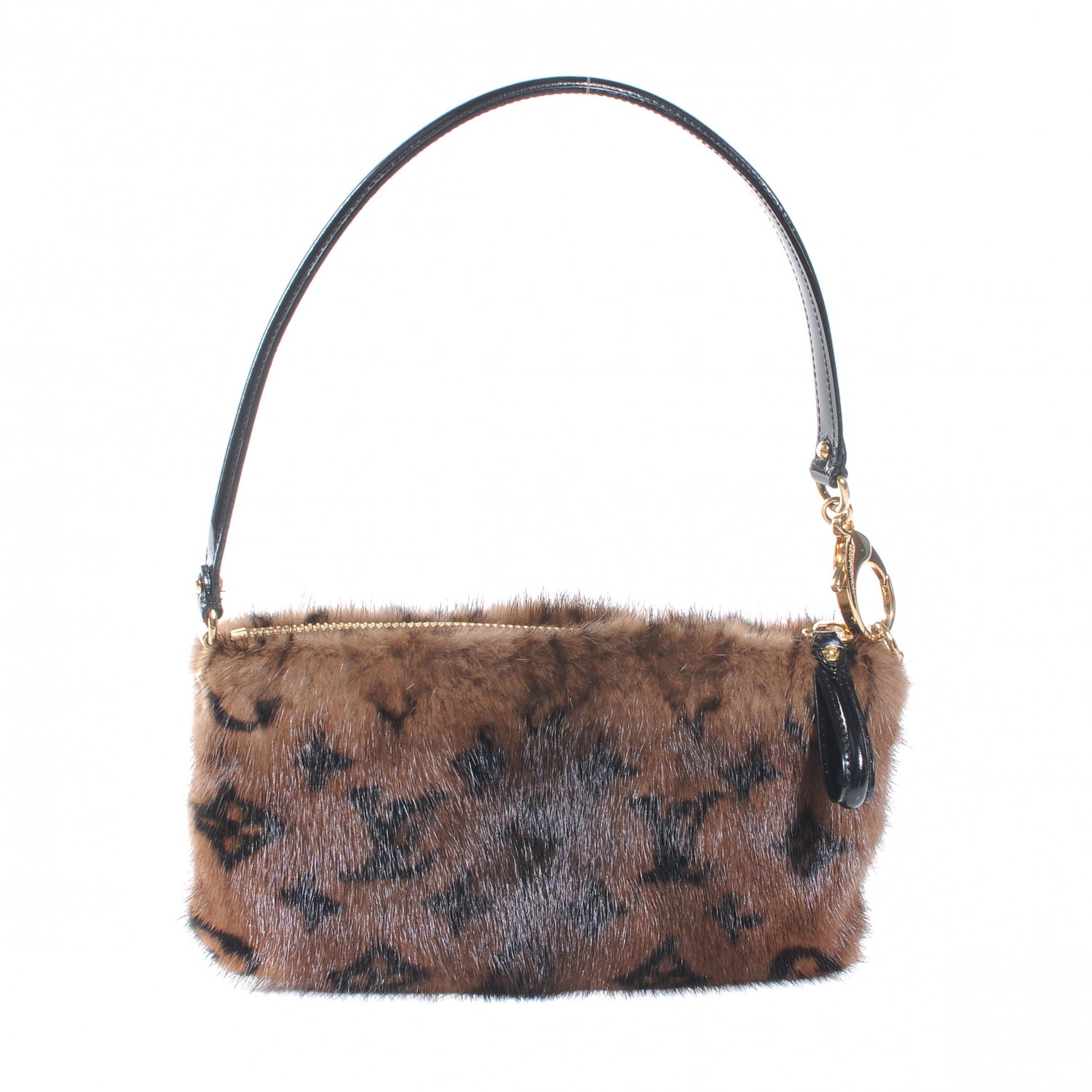 LOUIS VUITTON Monogram Mink Vision Milla MM Brown 50186