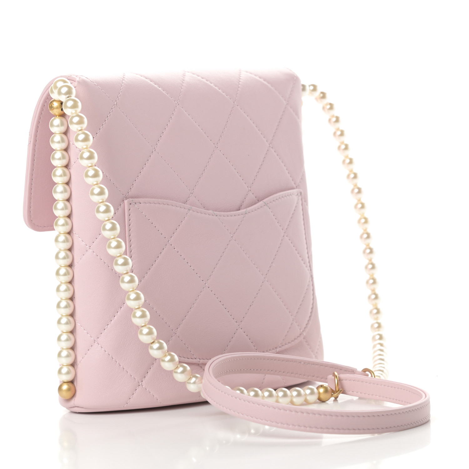 pink chanel pearl bag