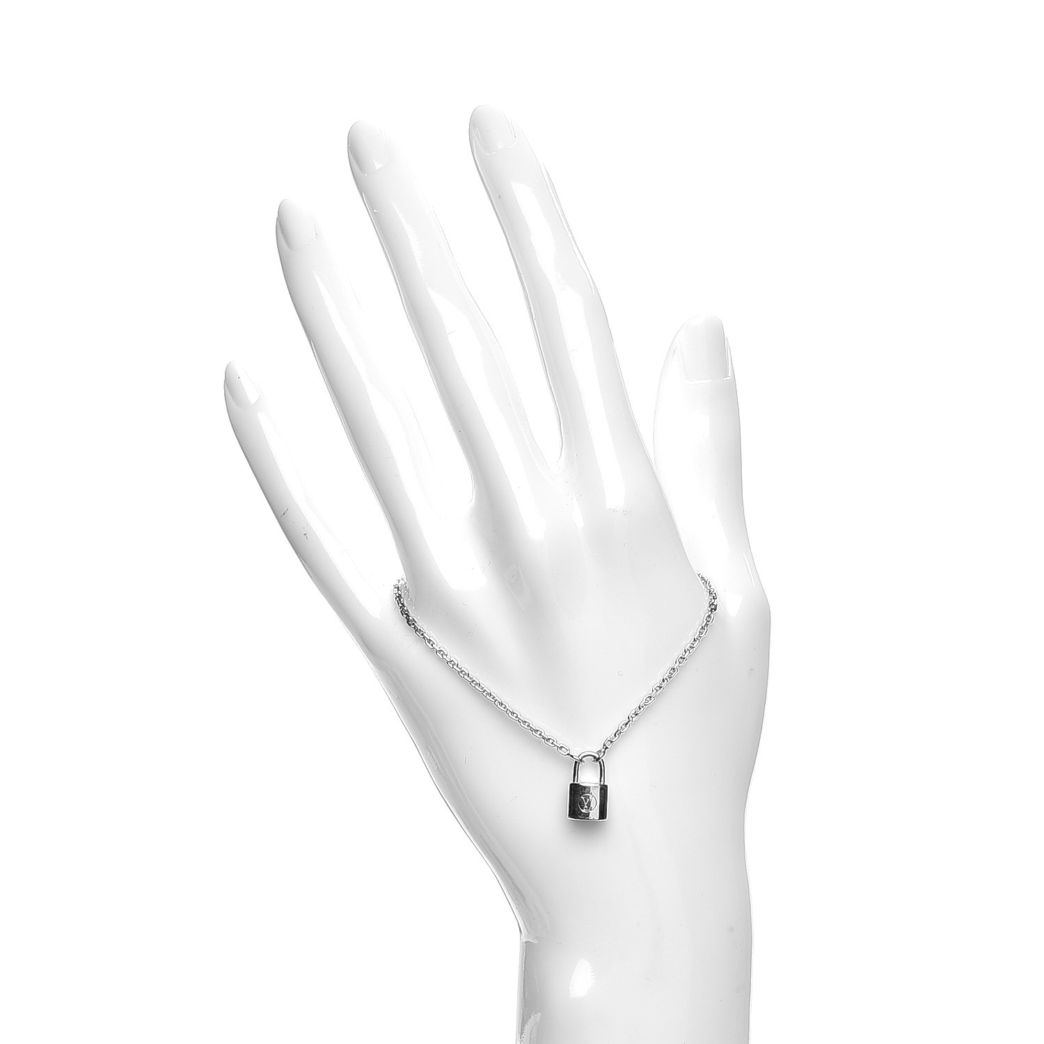 Silver Lockit bracelet in sterling silver, Louis Vuitton