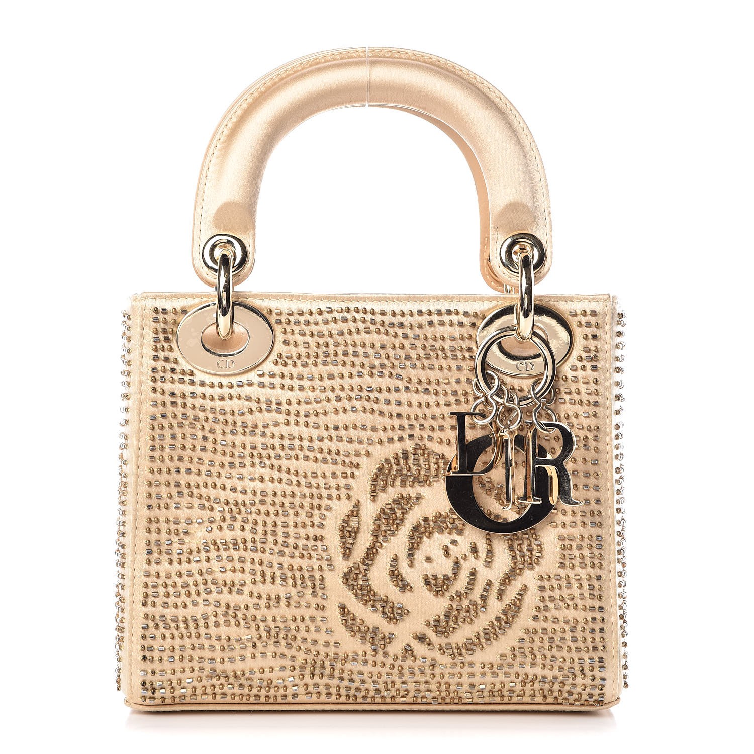 lady dior mini gold