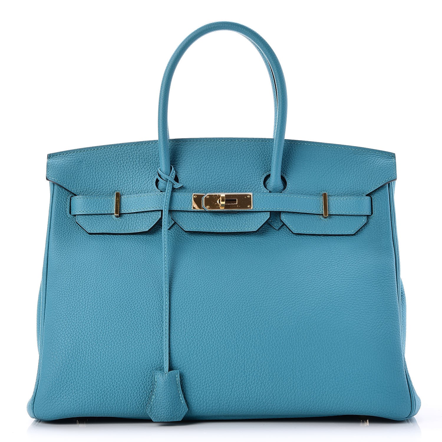 HERMES Togo Birkin 35 Turquoise 239068