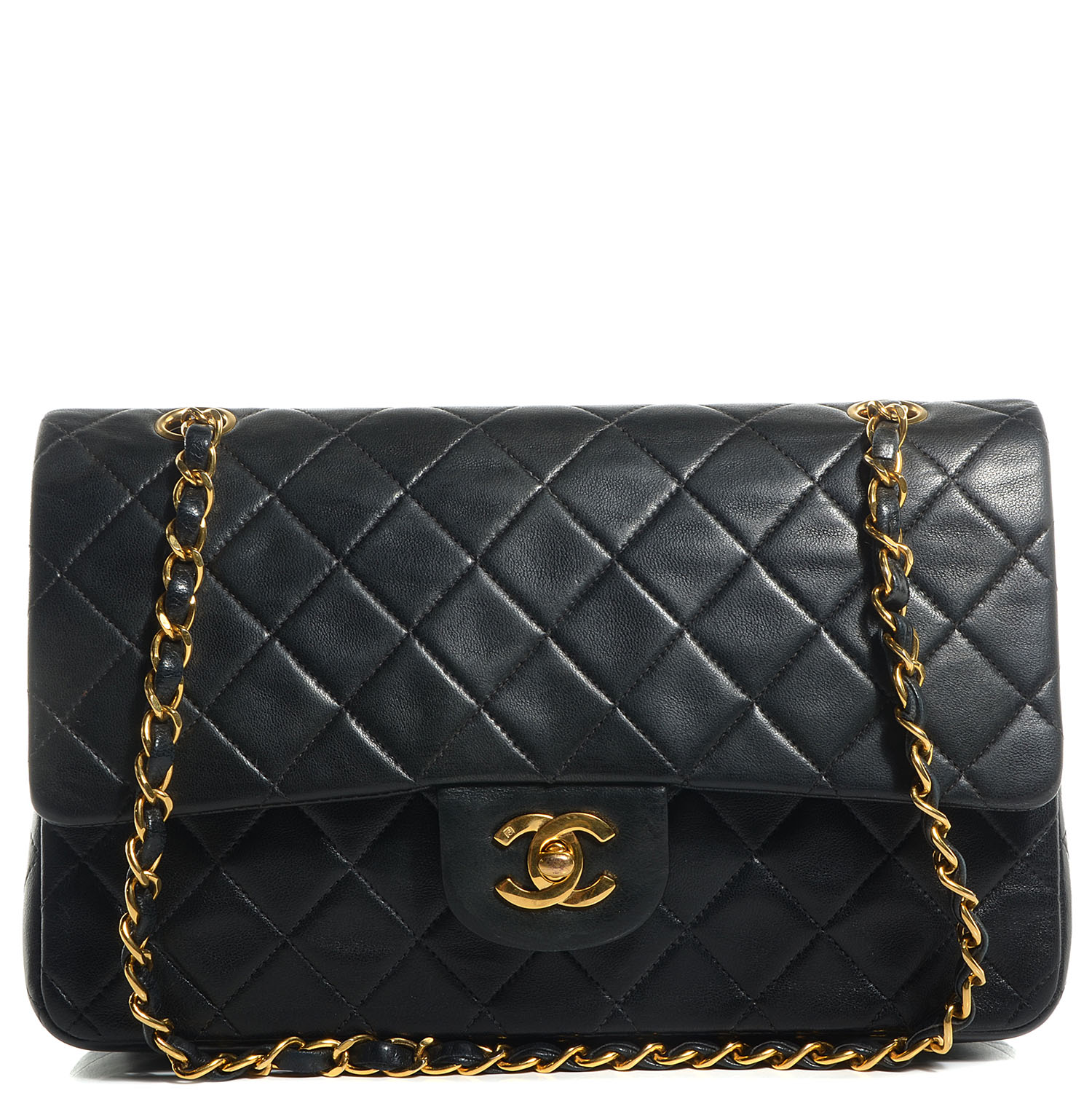 chanel vintage lambskin flap