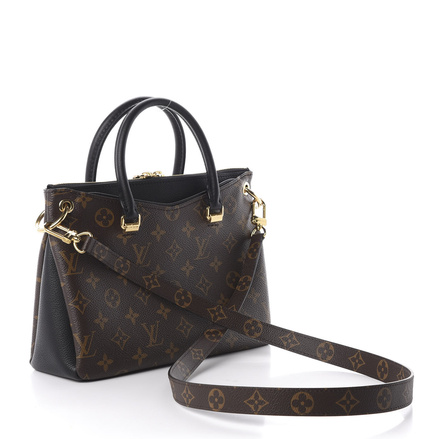 louis vuitton monogram pallas full bb black