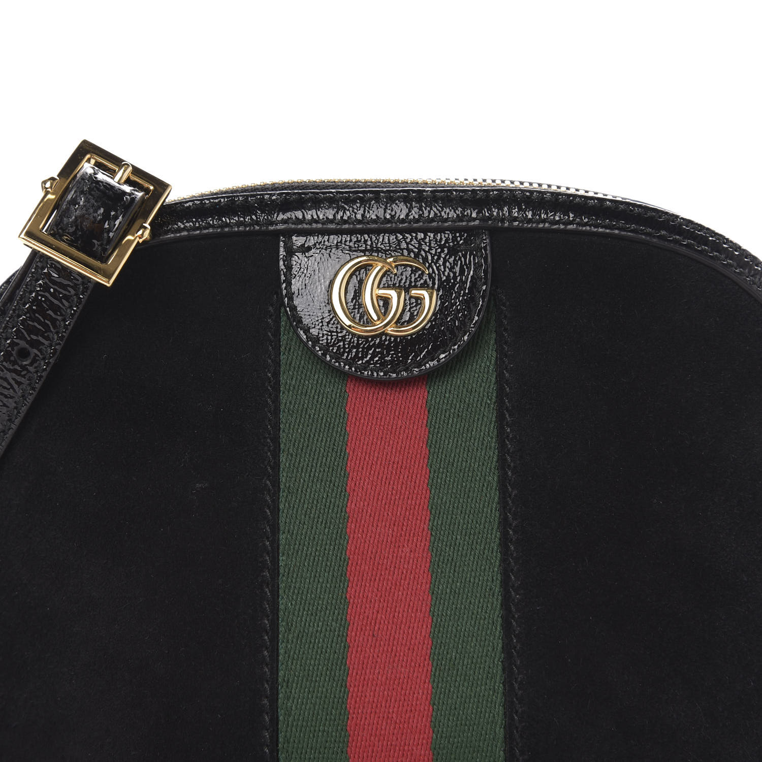 gucci ophidia shoulder bag black suede