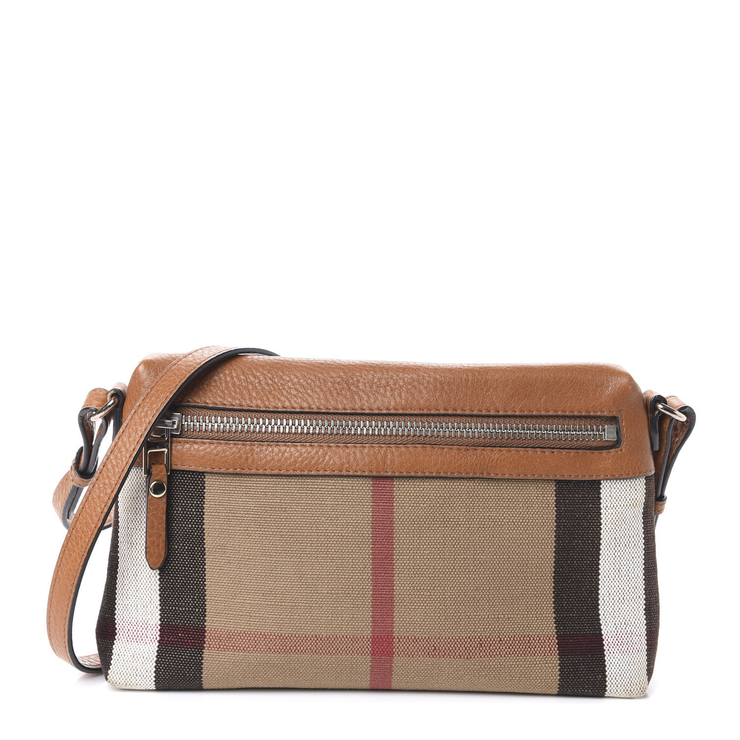 burberry house check crossbody clutch