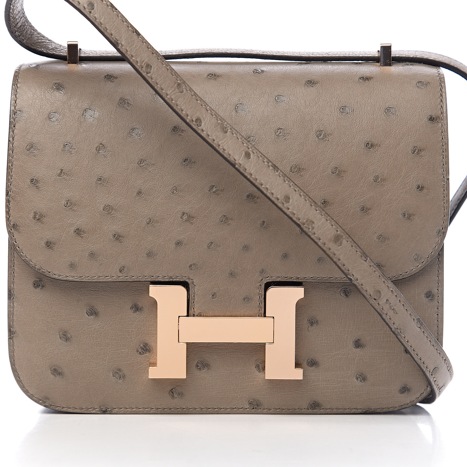 hermes ostrich purse