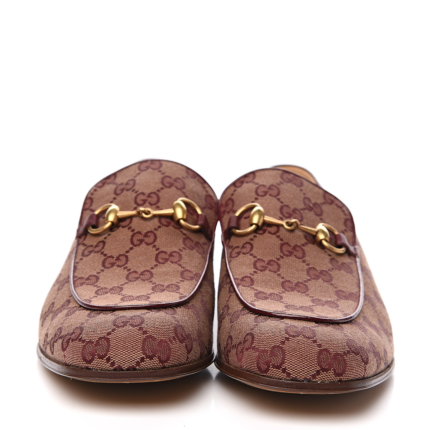 gucci canvas horsebit