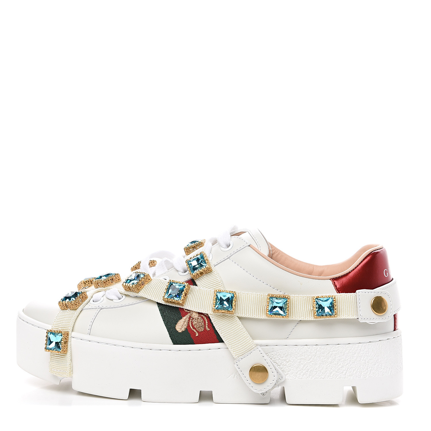 gucci sneakers with crystals