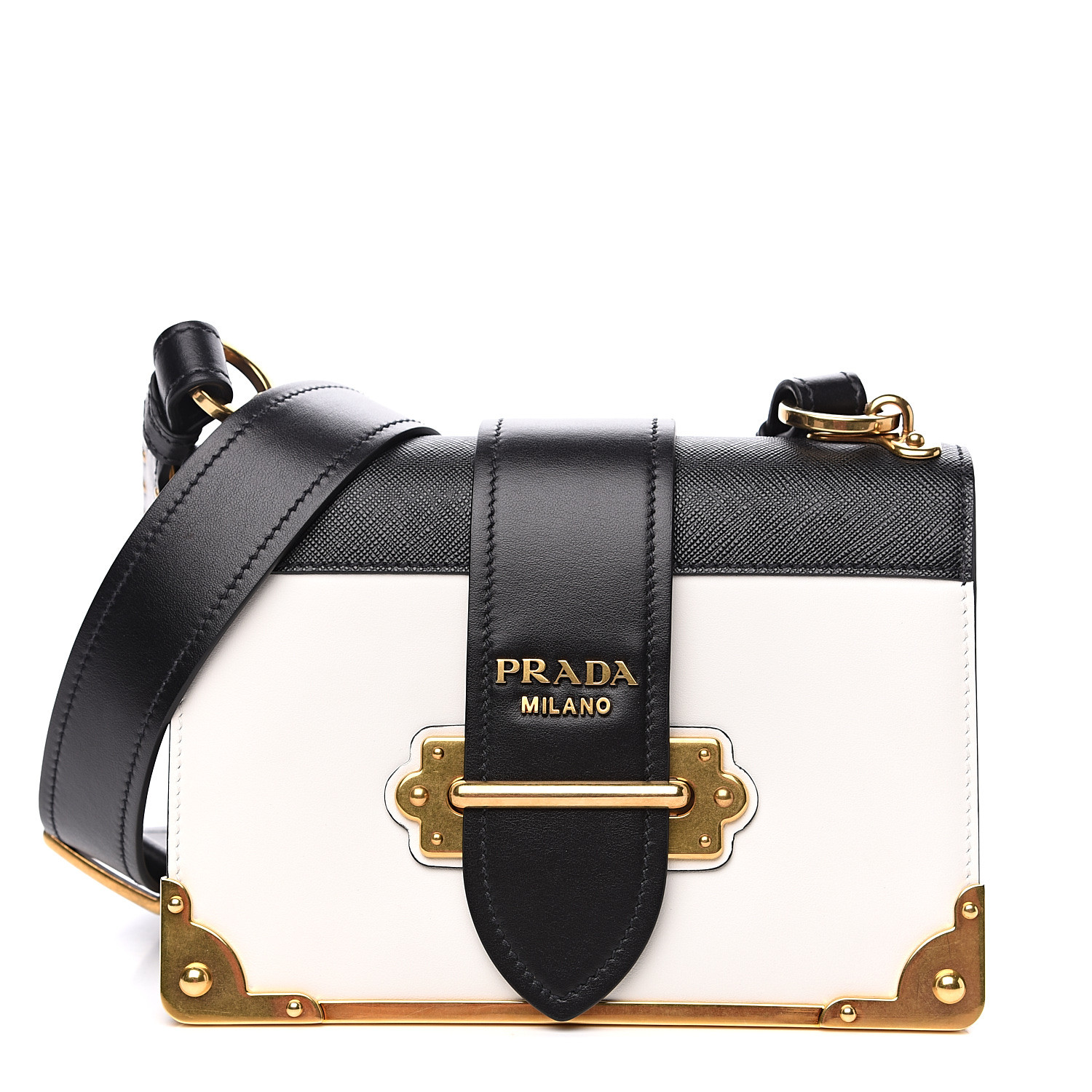 prada white cahier bag