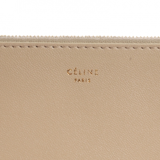 celine leather pouch