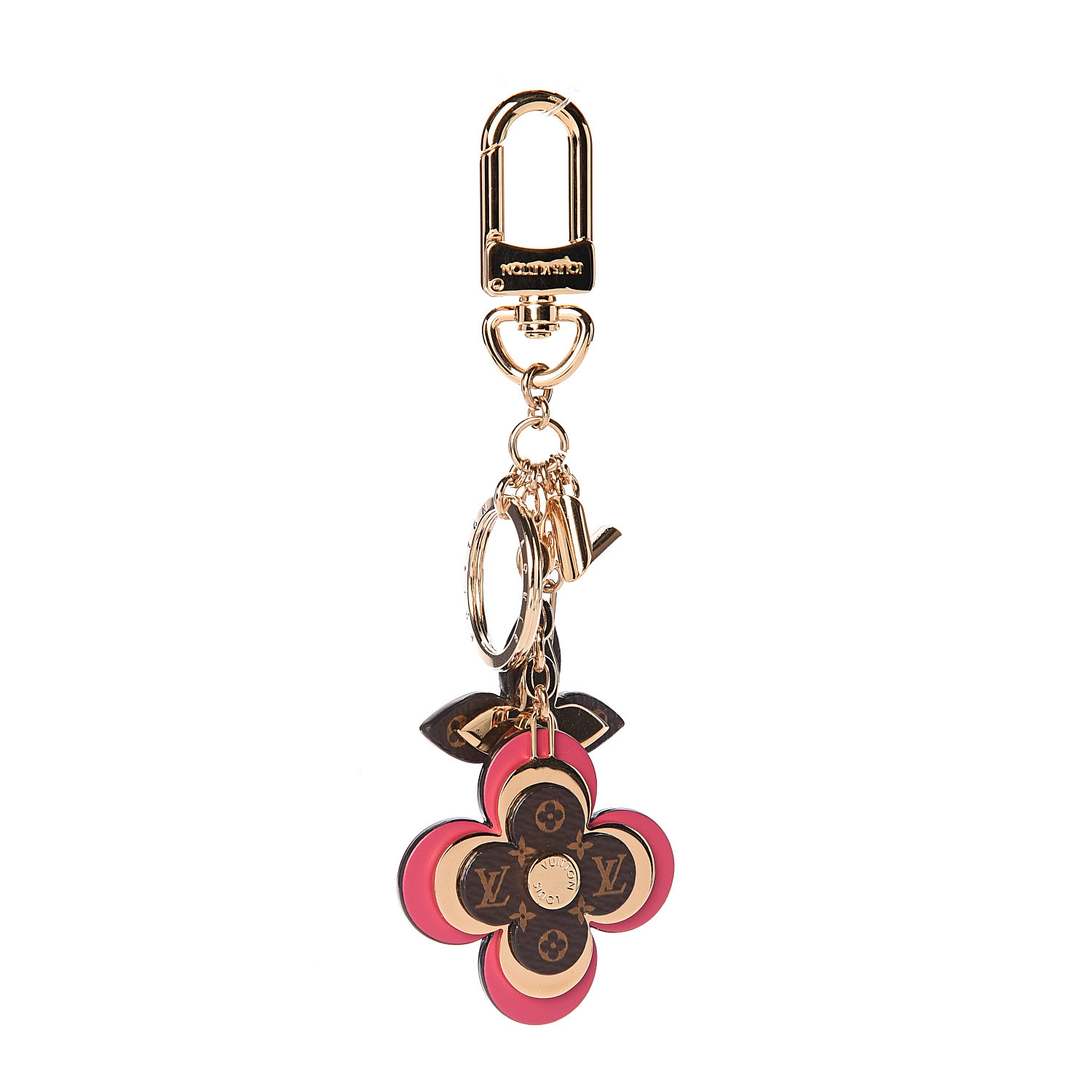 lv crafty square pouch bag charm and key holder