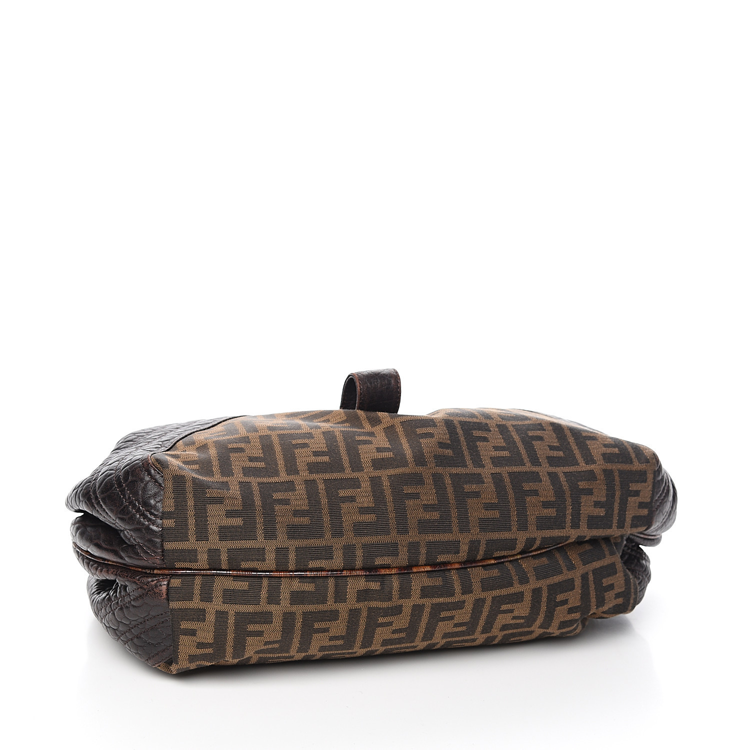 FENDI Zucca Nappa Tortoise Spy Bag Tobacco 545942