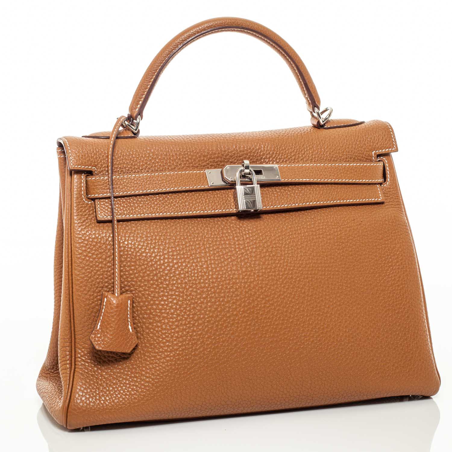 HERMES Togo Kelly 32 Gold 35421